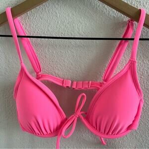 NWT Xhilaration Pink Lightly Padded Bikini Top XS